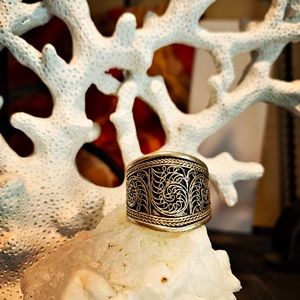 Coin Silver Ring.